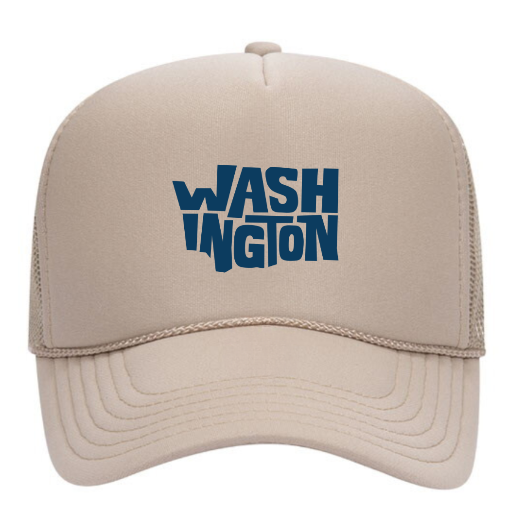 Washington Foam High Profile Trucker Hat