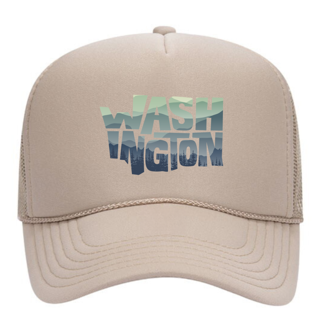 Washington Foam High Profile Trucker Hat