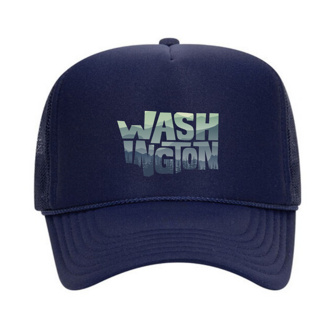 Washington Foam Mid Profile Trucker Hat