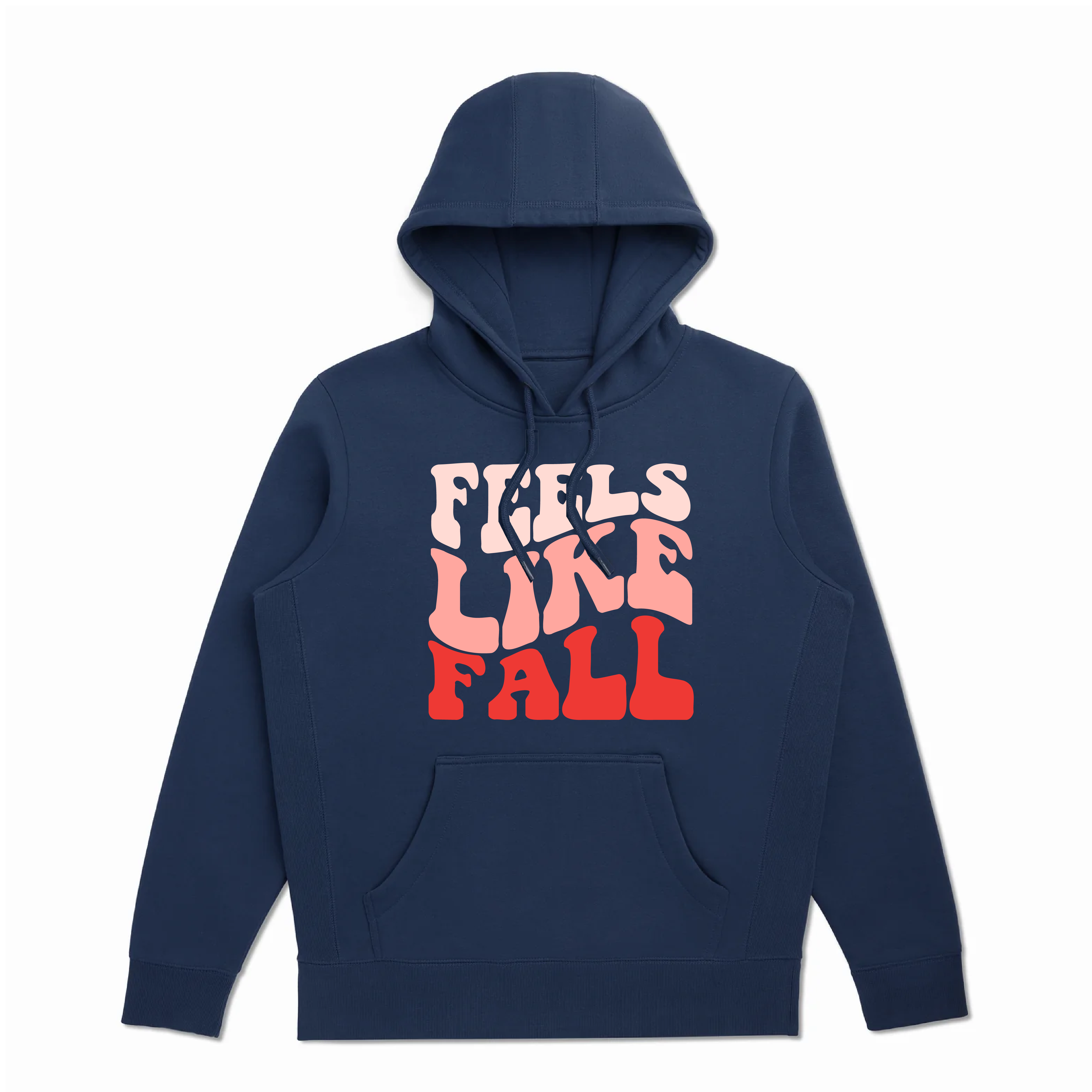 Navy Feels Like Fall Organic Cotton Hoodie