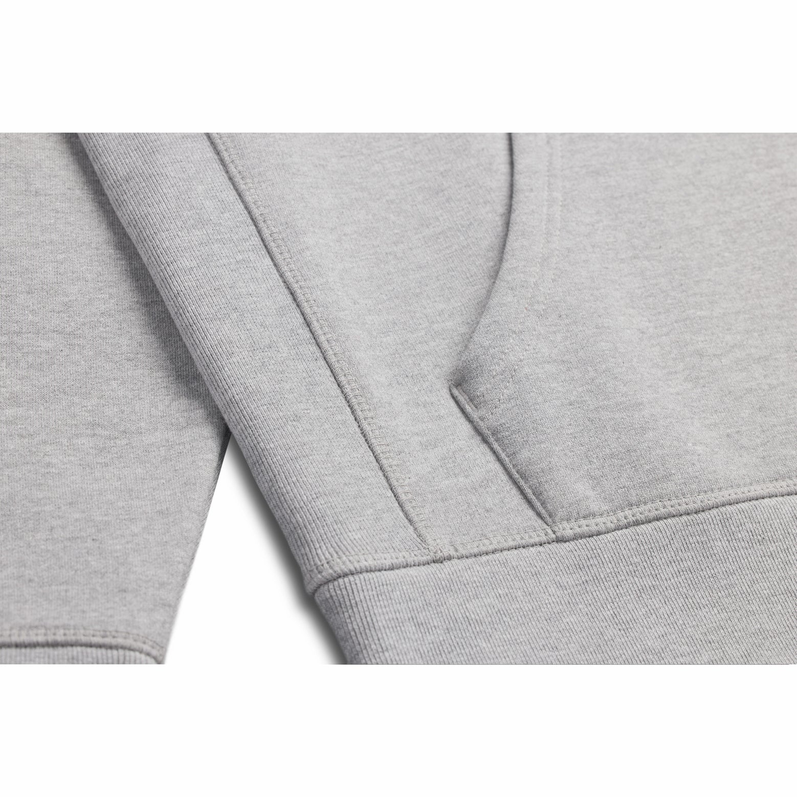 Gray Oxford Organic Cotton Hoodie