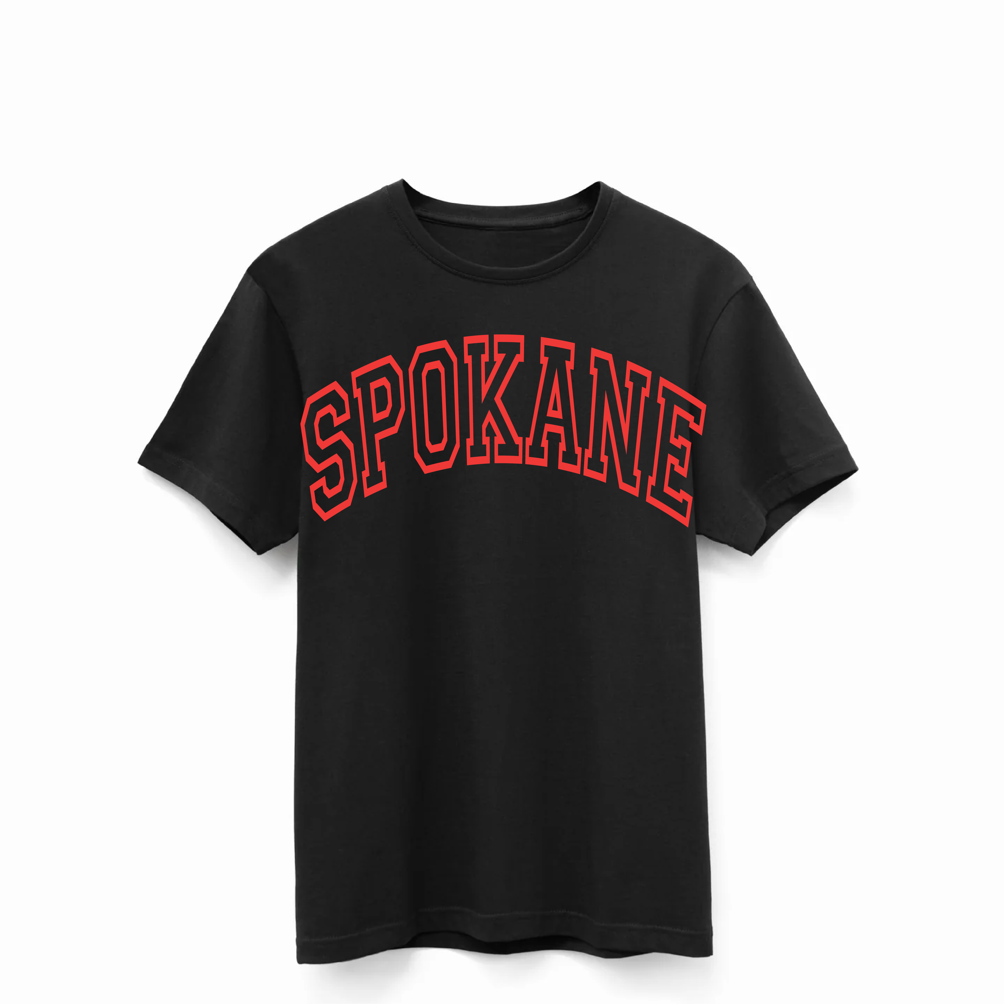 Black Spokane Supima®  Cotton Tee