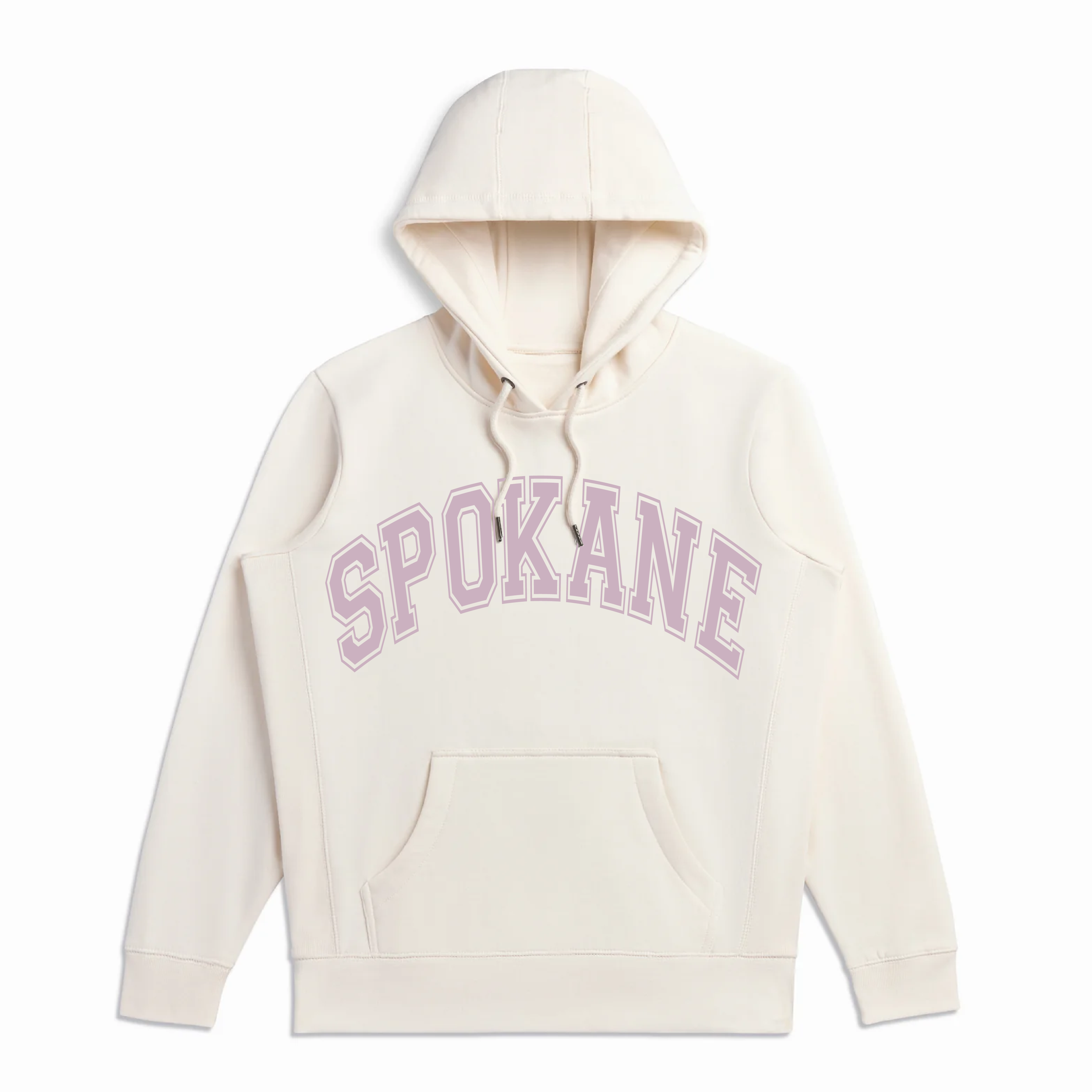 Natural Spokane Organic Cotton Hoodie