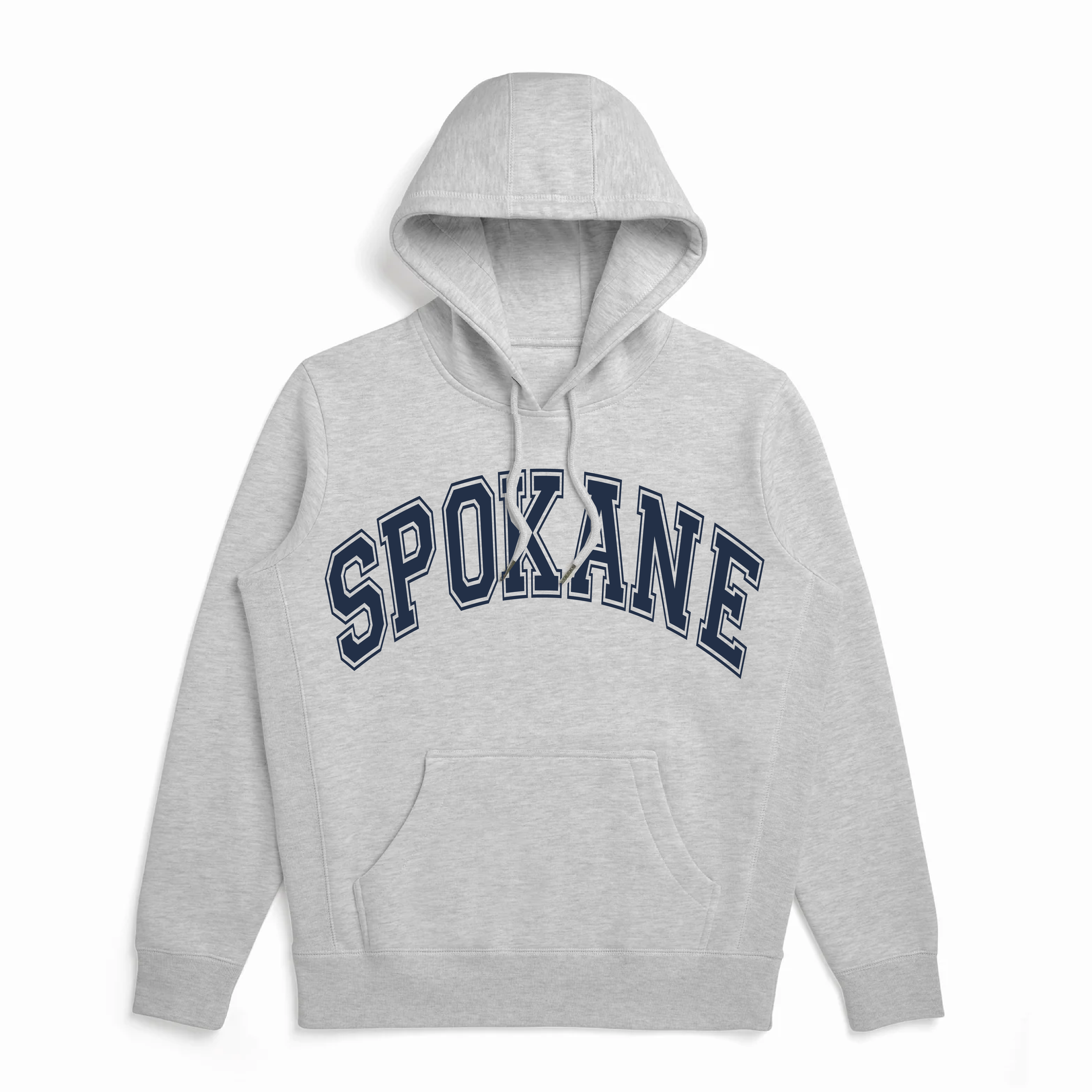 Gray Spokane Organic Cotton Hoodie