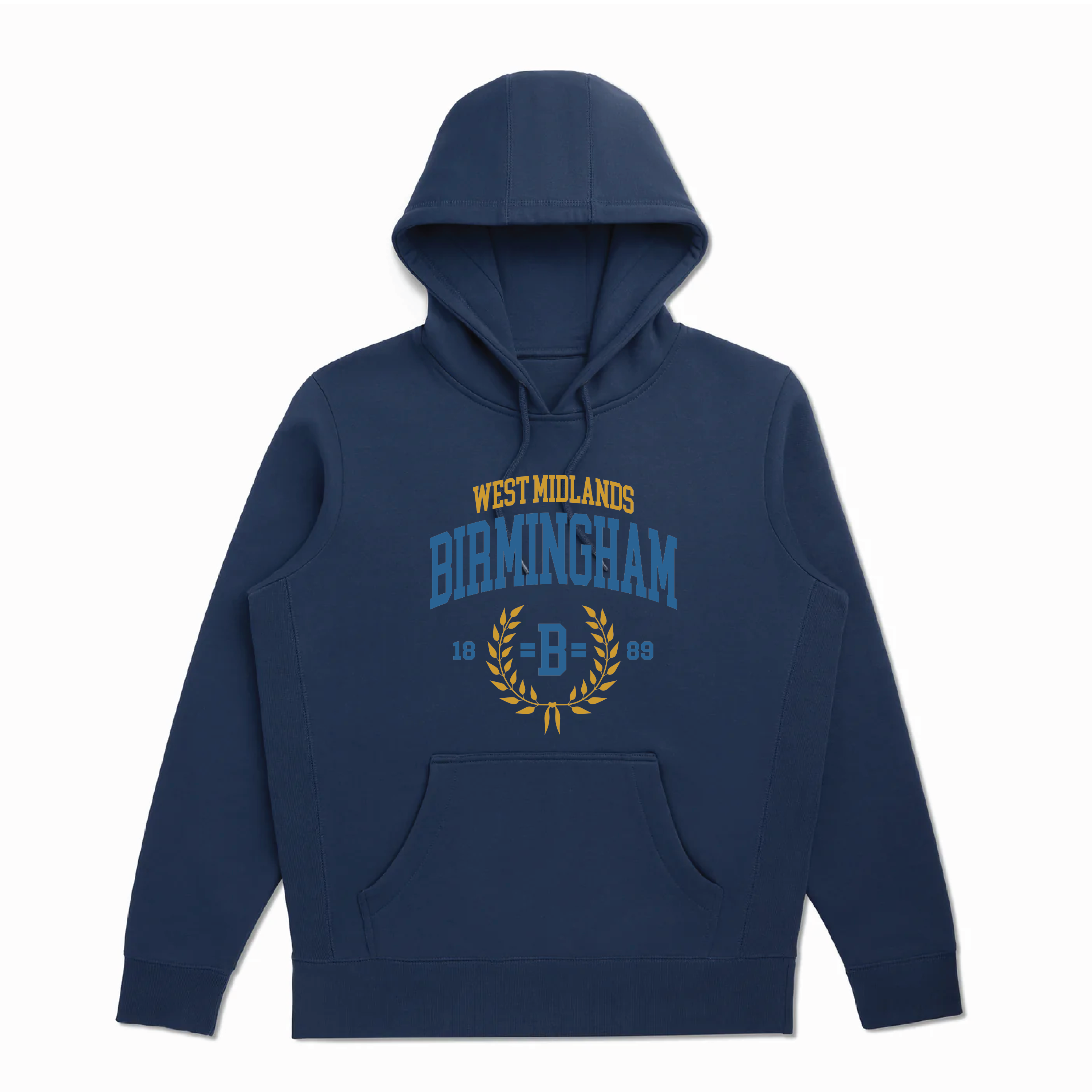 Navy Birmingham Organic Cotton Hoodie