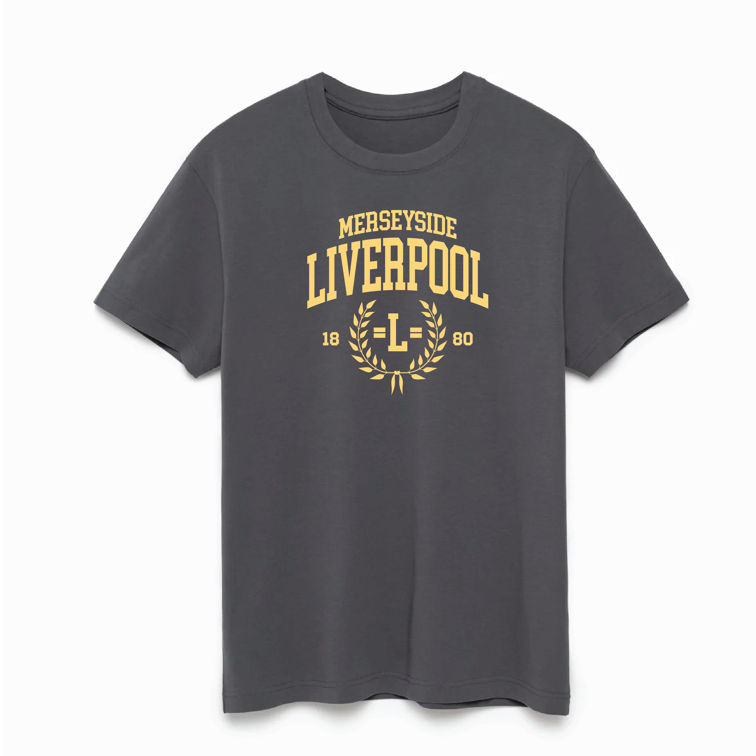 Slate Liverpool Supima®  Cotton Tee